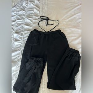 Wrap sweatpants